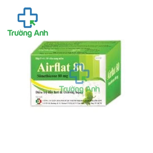 Airflat 80 - Thuốc điều trị chứng đầy hơi hiệu quả của Mebiphar